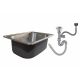 Pileta Para Cocina Simple Vindex De Sobreponer 48x35x18